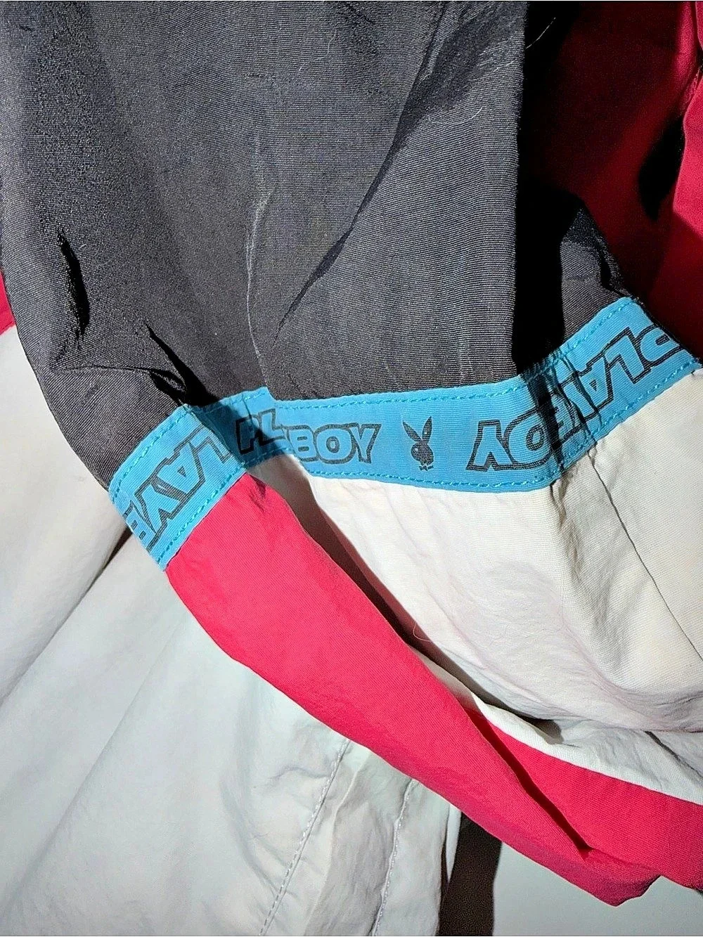 Playboy by PacSun Color Block Windbreaker Size Medium